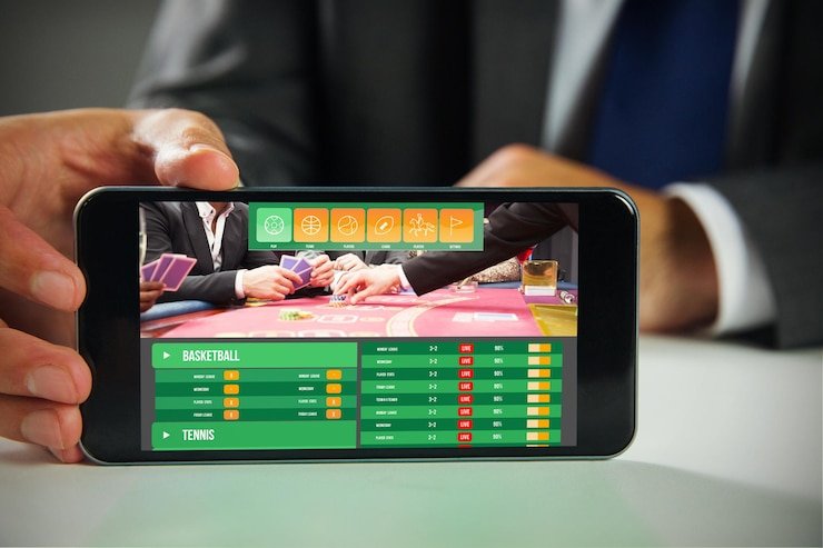 Layar permainan Nolimit City di aplikasi sga168 dengan antarmuka vertikal yang responsif